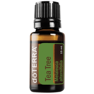Botella de aceite esencial doTERRA Tea Tree® de 15 ml, aceite purificante para la piel, uñas y el aire.